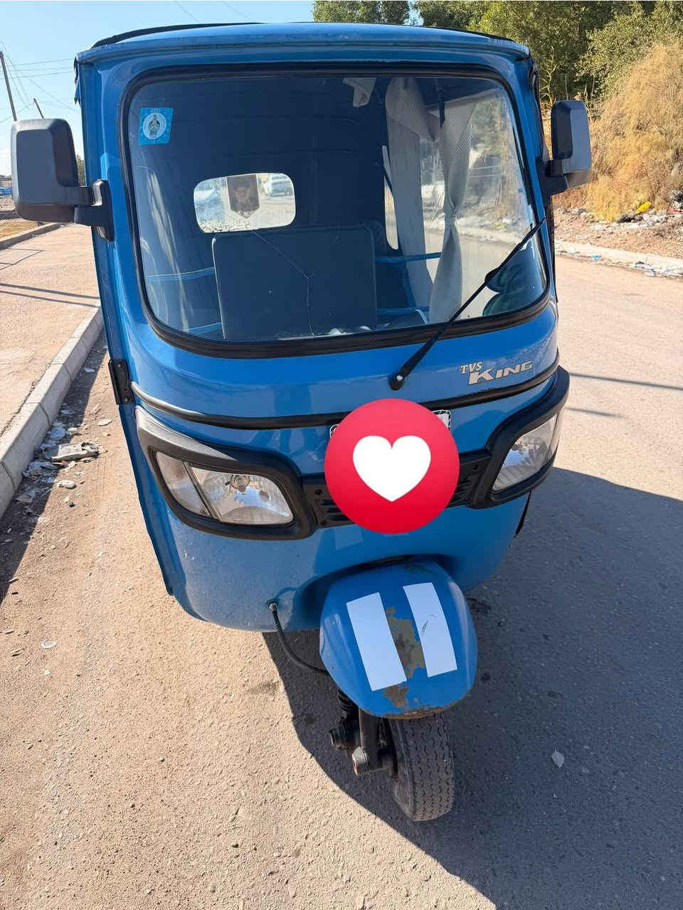 للبيع  TVS 21 بدون باب
نضيفه هاي صور كلشي موضح كدامك. رقم بغداد لوحات جدد. سنويه جديده هزه جديده 
***********
عارضها 6 وبيه. مجال حي الجهاد بغداد.
