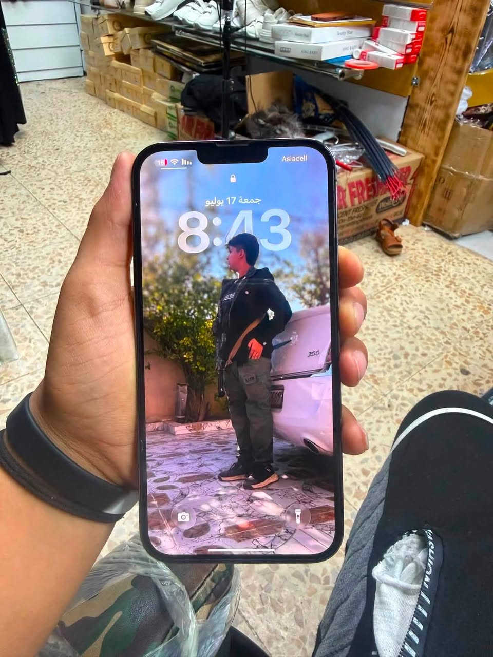 سلام عليكم آيفون 13برو ماكس ماستر كامل بلاد بطاريه 86 نموذج M  ذاكره 256حيل نضيف احلئ من صور سعر 790بي مجال شرط تفحص حاسبه عنوان كركوك اسرئ مفقودين ***********
