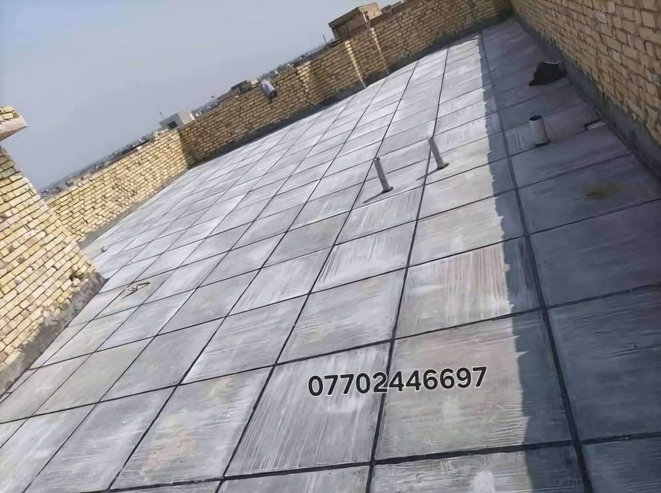 عمل درجه اولى 👍
احمي سطحك من الرطوبه مستعدون لتطبيك الشتايكر وتزفيت السطوح⛈️ وإعادة ماستك شغل ع الفحص للتواصل هذا رقمي 📲      واسط  ***********واتساب وخاص متواجد
