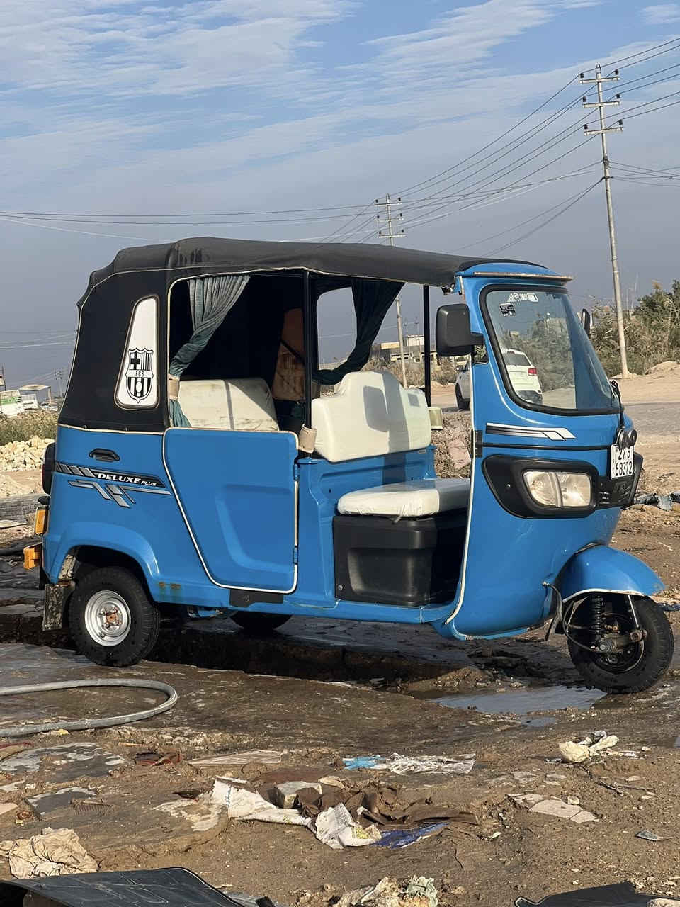 السلام عليكم تكتك TVS موديل 22 شهر 11 كفاله عامه كفاله عامه مرقم بسمي المكان ناصريه قضاء الغراف الهاتف ***********
السعر 8 و100 وبيها مجال
