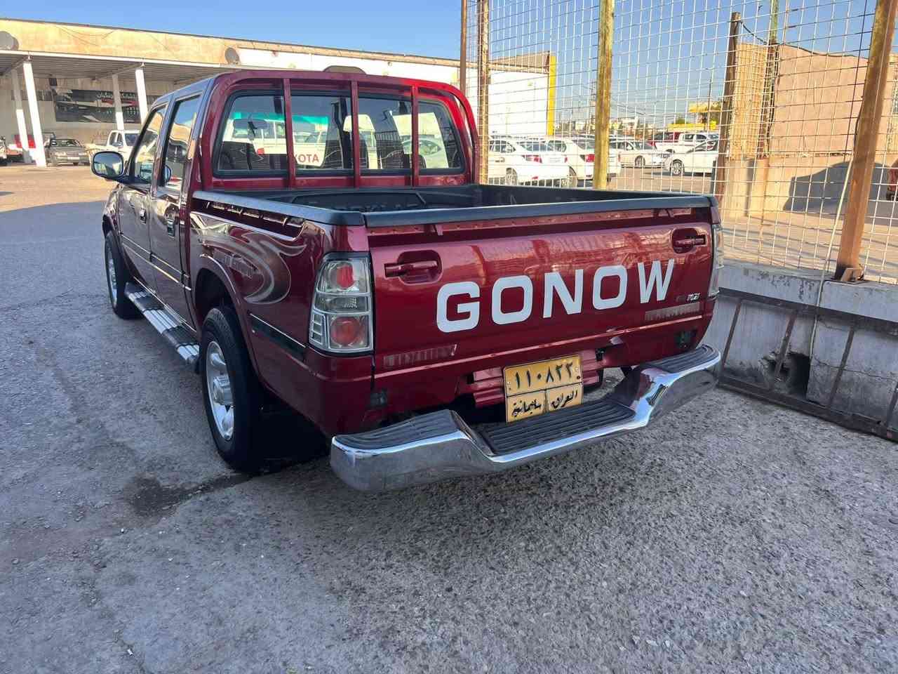 🌟  Gonow Pick-up مۆدێل 2010
📅 مۆدێل: 2010
🎨 ڕەنگ: مارونی 
🔢 ژمارە: سلێمانی
⚙️ گێڕ و مەکینە: بەشەرت، بێ دووکەڵ و بێ کێشەی میکانیکی
💵 نرخ:
80 وەرەقە ($8,000) و مەعامەلەیەکی کەمی تێدایە بۆ کڕیاری ڕاستەقینە.
📞 بۆ پەیوەندی:
تەلەفۆن: ***********
***********
یان نامە بۆ مەسنجەر بنێرن.
(تێبینی: سەیارەکە لەسەر واقیع زۆر لە وێنەکان جوانترە، تکایە ئەگەر کڕیاریت پەیوەندی بکە).
🌟 2010 جونو بيك اب
📅 الموديل:
🎨اللون: بني 
🔢الرقم : السليمانية
⚙️ ناقل الحركة والمحرك: الحالة، لا يوجد دخان ولا مشاكل ميكانيكية
💵 السعر:
80 ورقة (8000 دولار) وقليل من المعاملات بالنسبة للمشتري الفعلي.
📞 الاتصال:
الهاتف: ***********
***********
أو إرسال رسالة إلى الماسنجر .
(ملاحظة: السيارة أجمل بكثير على الواقع من الصور، يرجى الاتصال إذا كنت مشتريا). السليمانية, العراق
