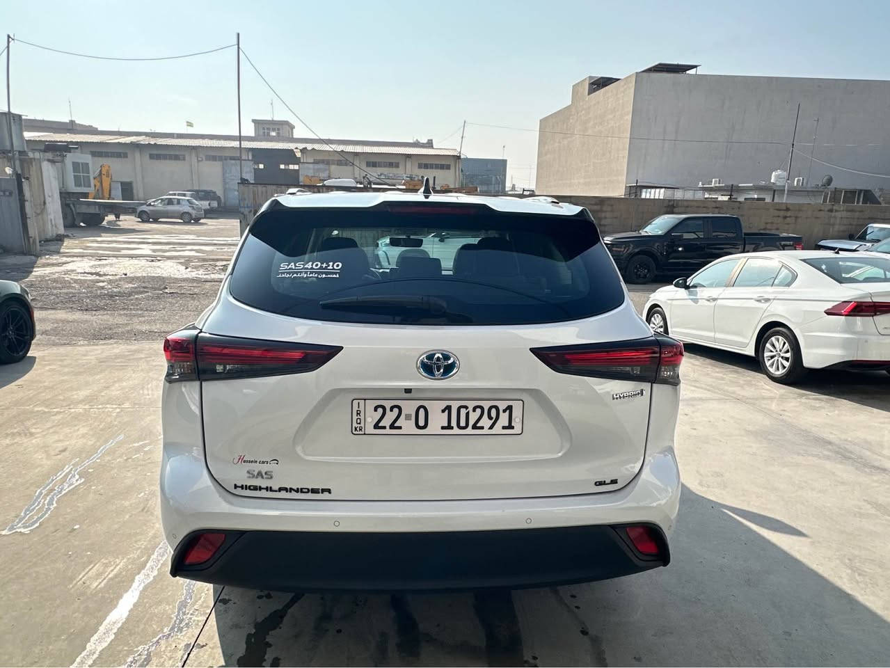 تويوتا-هايلانده ر
موديل-2024
مواصفات-فول- 
ضمان-(3)سال
كيلومتر-24000
محرك-بزين-هايبريد
0750 711 5442
0772 152 5442 أربيل, العراق
