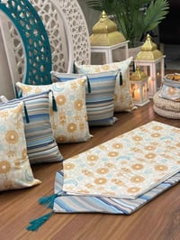 سيت رمضان • قماش كتان • مفرش رنر