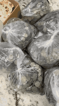 متوفر 50 فلس مستعمل  كيلو  8 تالاف
***********
