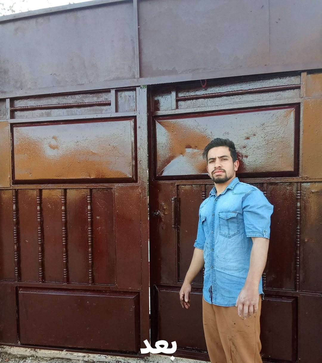 السلام عليكم
بسم الله الرحمن الرحيم﴿وَقُلِ ٱعۡمَلُواْ فَسَيَرَى ٱللَّهُ عَمَلَكُمۡ وَرَسُولُهُۥ وَٱلۡمُؤۡمِنُونَۖ).. 
مستعدون لصباغة كافة الابواب والشبابيك والمحجرات وڪافة الأشكال الحديدية الهندسية وأيضاً صبغ الجدران ،، للطلب والاستفسار الأتصال بالرقم*********** أو مراسلة الحساب
