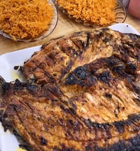 باقي اخر 3 سمكات  وجبة كاملة سمكة ع تمن وسلطة وطرشي ب15 للحجز واتساب 0...