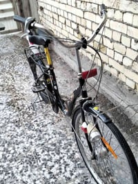 بايسكل برجستون ياباني اصلي گير وعگرب وحساس داينمو شغال السعر 70 وبي مج...