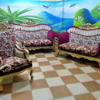 صالون عمولة • خشب زان • مستعمل ممتاز