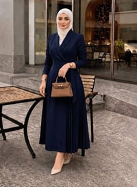فستان أنيق • طول ١٤٠ سم • مقاسات ٣٨-٤٨