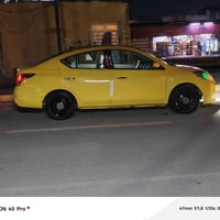 نيسان فيرسه ٢٠١٢ وارد امريكي حادثها بجم السياره حلوه تخم تاير مكينه وك...