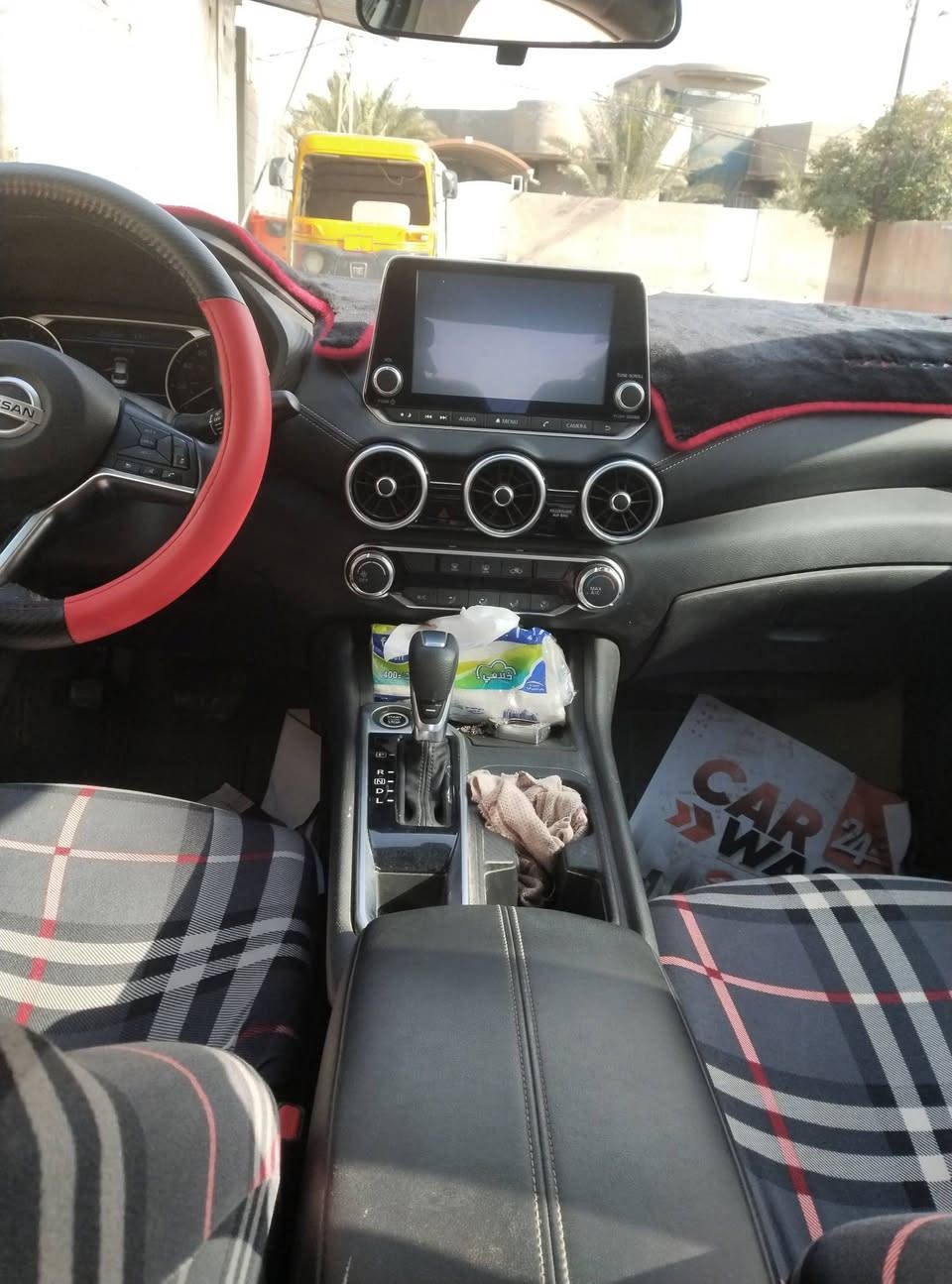 سلام عليكم نيسان سنترا موديل 23 وارد امريكي حادثهة فقط قبق جنطة رقم كربلاء انكليزي المكان طويريج الرقم ***********
