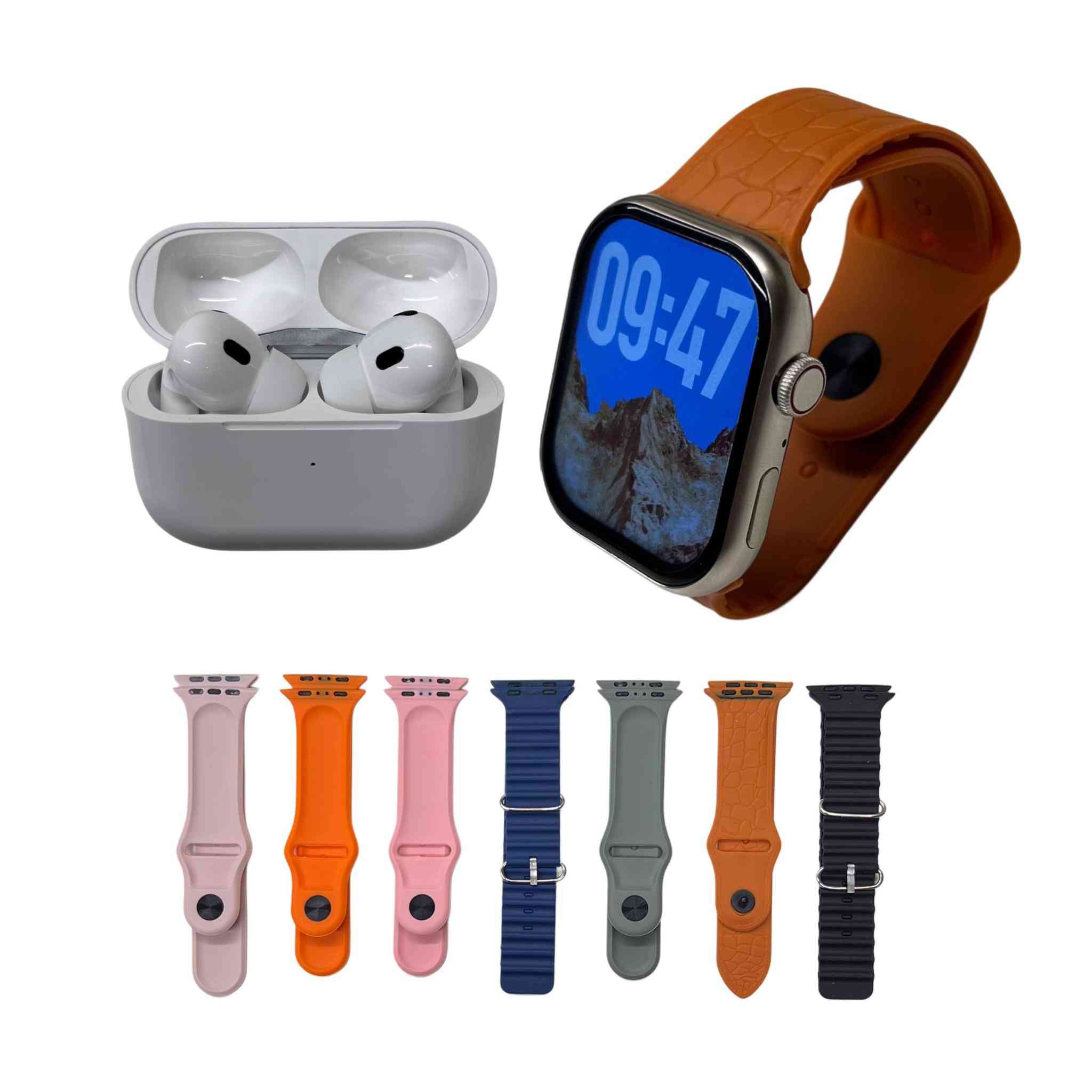 ساعة ذكية S3000 Pro Hiwatch Pro – إصدار 7+2 مع سماعات لاسلكية
ساعة ذكية S3000 Pro بتصميم عصري مع مجموعة مميزات يومية، وتأتي ضمن باكج 7+2 مع سماعات لاسلكية لتجربة استخدام متكاملة.

• تدعم حساب الخطوات، المسافة والسعرات الحرارية لمتابعة نشاطك اليومي

• مراقبة معدل ضربات القلب وضغط الدم ومتابعة النوم

• إجراء واستقبال مكالمات البلوتوث وتشغيل الموسيقى

• استقبال إشعارات الرسائل والتنبيهات مع منبه ذكي وتذكير بقلة الحركة

• أوضاع رياضية متعددة مع خاصية رفع اليد لإضاءة الشاشة

• ميزة العثور على الهاتف والعثور على السوار

• الموديل: S3000 Pro

• العلامة: Hiwatch Pro

• الإصدار: 7+2 Seven Plus Two

• دعم أنظمة: Android 5.0 فأعلى / iOS 9.0 فأعلى

• الاتصال: Bluetooth

• وظائف إضافية: مراقبة النوم، تذكير الرسائل، مكالمات بلوتوث، تشغيل موسيقى بلوتوث

• رقم الموديل: Z-3440

محتويات العلبة:

• ساعة ذكية

• 7 سوارات

• كيبل شحن

• دليل استخدام

• سماعات لاسلكية


**إذا كنت صاحب هذا الإعلان وتريد حذفه لأي سبب، رجاءا أرسل رسالة إلى الدعم الفني**