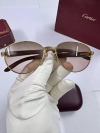 نظارة كارتير • خشب فاخر • ذهب ١٨ قيراط