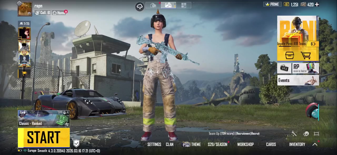 - لفل لحساب 85
- ⁠عدد المثك 139
- ⁠عدد بدلات ذهبيه 0
- ⁠عدد بدلات اكس 0
- ⁠عدد الشعبيه 3 مليون
- ⁠عدد كونكر 1
- ⁠عدد خوذ مثك 3 جحيم
- ⁠عدد جنط مثك 2
- ⁠عدد سيارت مثك 1
- ⁠عدد مخزون التطوير 45
- ⁠عدد كل مسج 17
- ⁠عدد الماكس 1
- ⁠ربو طات الحساب X وداخلي 
لسعر 600
تواصل خاص مكاني بغداد لشعب


**إذا كنت صاحب هذا الإعلان وتريد حذفه لأي سبب، رجاءا أرسل رسالة إلى الدعم الفني**