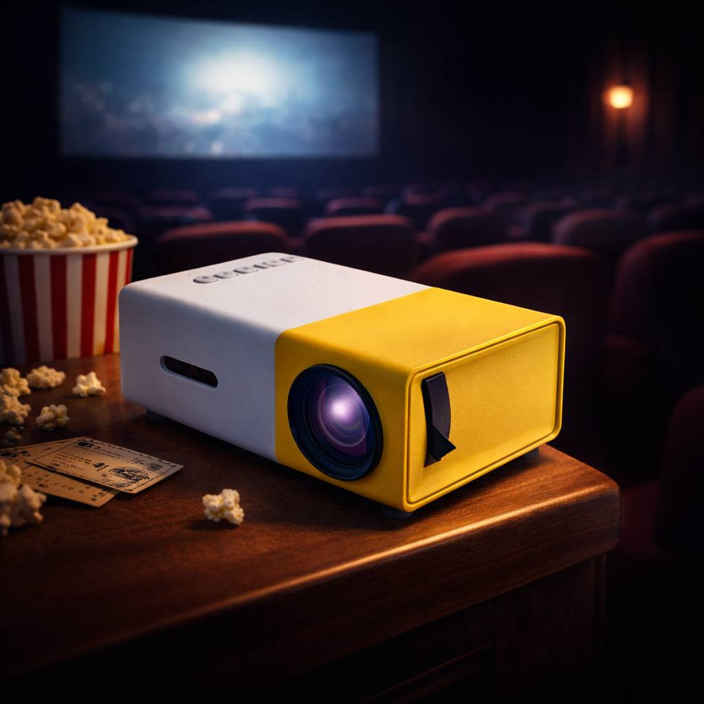 بروجكتر LED صغير محمول بدقة عرض مدعومة 1080P مع بطارية مدمجة ومنافذ HDMI / USB / Micro SD

• بروجكتر LED صغير ومحمول مناسب لعرض الفيديو والصور والموسيقى مباشرة من عدة مصادر مثل HDMI وUSB وMicro SD، مع دعم تشغيل الوسائط المتعددة.

• يدعم تشغيل فيديو بدقة تصل إلى 1080P مع دقة عرض أصلية 320×240 باستخدام تقنية TFT LCD وإضاءة LED بعمر يصل إلى 30,000 ساعة.

• يدعم عدة طرق تشغيل للطاقة عبر محول كهربائي 12V أو عبر Power Bank بخرج 5V/2A، كما يحتوي على بطارية ليثيوم مدمجة 7.4V / 1300mAh في الموديلات الداعمة.

• خيارات اتصال متعددة تشمل:
HDMI – USB – Micro SD – AV – منفذ سماعة 3.5 مم لربط السماعات أو الهيدفون.

• تشغيل الوسائط مباشرة من الفلاش أو بطاقة الذاكرة مع دعم ملفات الفيديو والصوت والصور والنصوص.

• حجم صغير وخفيف مع إمكانية عرض صورة من 24 إلى 60 إنش على مسافة عرض بين 1.5 إلى 2 متر.

• تقنية العرض: TFT LCD
• مصدر الإضاءة: LED
• عمر إضاءة LED: حتى 30,000 ساعة
• الدقة الأصلية: 320 × 240 بكسل
• الدقة المدعومة: 1920 × 1080 بكسل
• نسبة التباين: 800:1
• نسبة العرض: 4:3 / يدعم 16:9 في النظام
• عدد الألوان: 16.7 مليون لون

العرض والإسقاط
• مسافة العرض: 1.5 – 2 متر
• حجم العرض: 24 – 60 إنش
• نسبة الإسقاط: 1.6 : 1

الطاقة
• المحول: 12V / 2A
• دعم تشغيل عبر باور بنك: 5V / 2A
• بطارية مدمجة: Lithium 7.4V / 1300mAh
• استهلاك الطاقة: 10 – 24 واط

المنافذ
• HDMI
• USB
• Micro SD
• AV
• منفذ سماعة 3.5mm
• Micro USB (طاقة)

الوسائط المدعومة
• الصوت: MP3 / WMA / OGG / AAC / FLAC / APE / WAV
• الصور: JPEG / BMP / PNG
• الفيديو: 3GP / AVI / MKV / FLV / MOV / MP4 / MPG / VOB / RMVB / RM
• النصوص: TXT

النظام
• يدعم الوسائط: موسيقى – صور – فيديو – نصوص
• دعم لغات النظام: 23 لغة

الأبعاد
• حجم الجهاز: 126.4 × 85.8 × 47.7 مم

محتويات العلبة:
• جهاز LED Projector
• ريموت كنترول
• محول طاقة (Adapter)
• كابل AV
• دليل الاستخدام (Manual) 
متؤفر توصيل لجميع المحافظات


**إذا كنت صاحب هذا الإعلان وتريد حذفه لأي سبب، رجاءا أرسل رسالة إلى الدعم الفني**