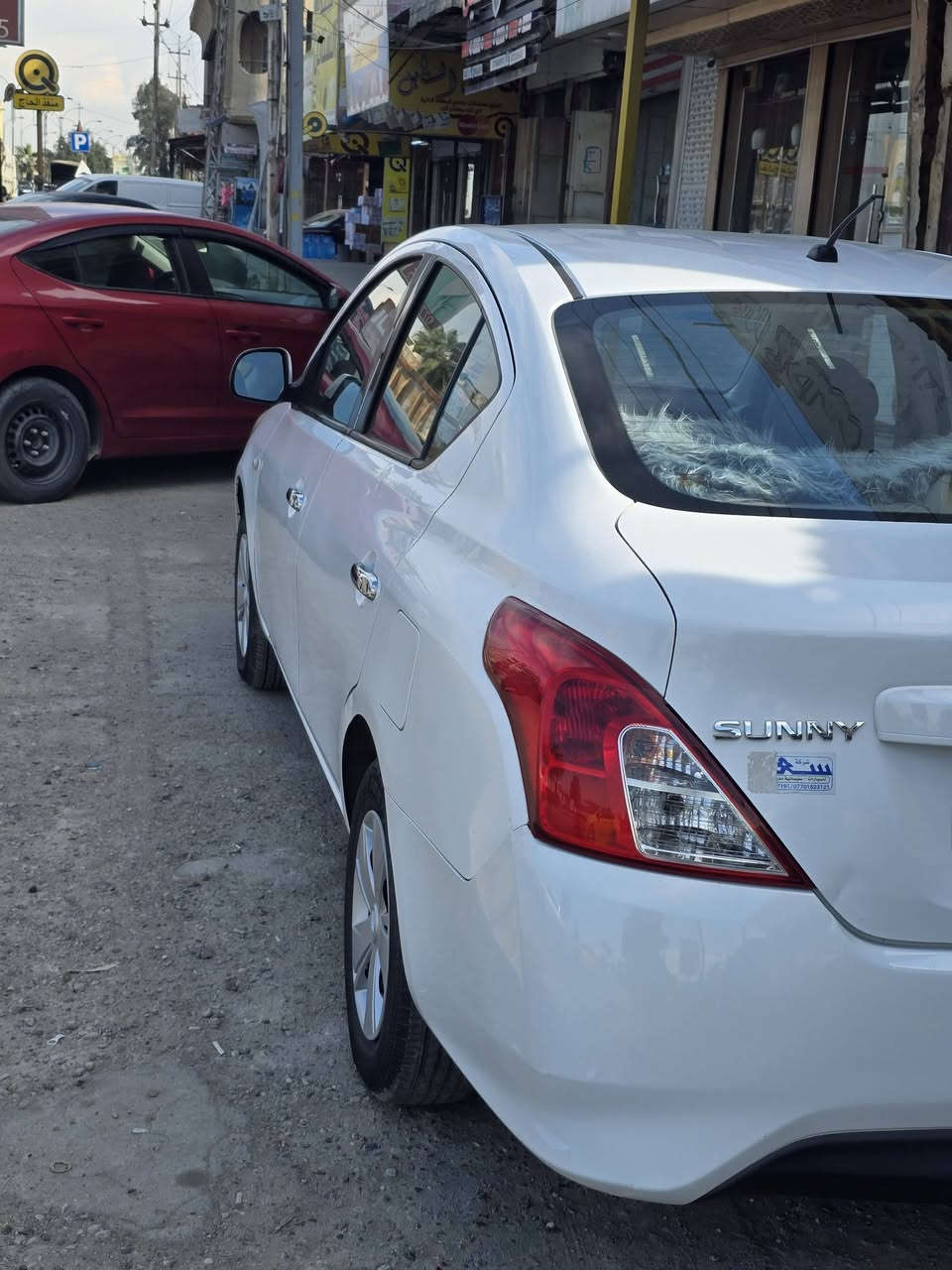 نيسان صني للبيع موديل ٢٠١٦ سنويه جديده هزه وبراد جديد تايرات حداديه وكير ومحرك كلها بشرط بيها نصف جاملغ خلفي صبغ رقم سليمانيه شرط والتحويل والغرامه السعر 97 ورقه للاستفسار  ***********
