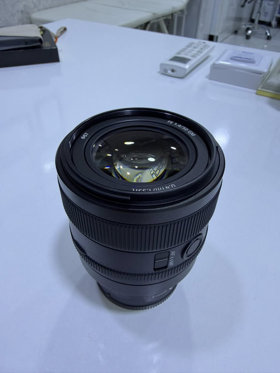 SONY GM FE 50mm f1.4 
عدسه سوني جي ماستر 50mm فتحة العدسه f1.4 
نضافه ١٠٠ مستعملها اقل الشهر ، بديعه بالتصوير السينمائي والفوتوغرافي، اوتو فوكس بديــع .. الكارتونه والجنطه والملحقات موجوده مـــع هدية ND Filter نوعية ممتاز K&C (ملاحضه الفلتر وحدة مشتري ب ٢٠٠ الف) 
السعر ((٩٥٠ الف )) المكان السيدية وشكرا.


**إذا كنت صاحب هذا الإعلان وتريد حذفه لأي سبب، رجاءا أرسل رسالة إلى الدعم الفني**