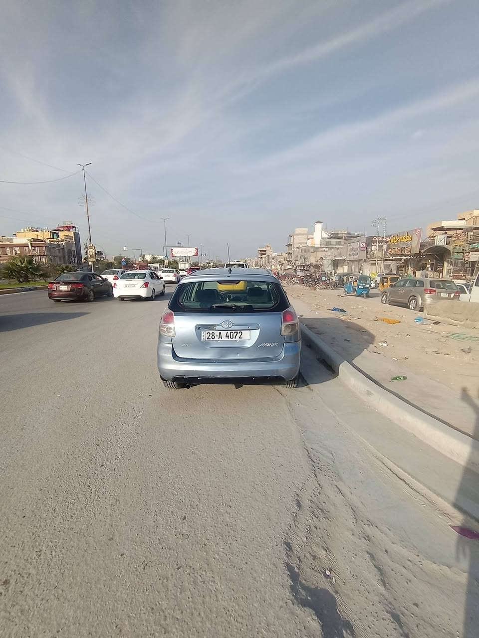 السلام عليكم تيوته TOYOTA ماتركس ياباني اصل يسره بلاد بدون اي تحوير موديل 2007 صبغ عام بسبب الجراد السياره محرك 1800 لاتنقيص ولا تبخير شرط كير اوتو جام اربعه اوتوا تبريد ثلج  رقم دولي سنويه جديده لغايه 2030 تخم تاير  جديد،، السعر 64 وبيه مجال مكان السياره كربلاء الاستفسار ***********
