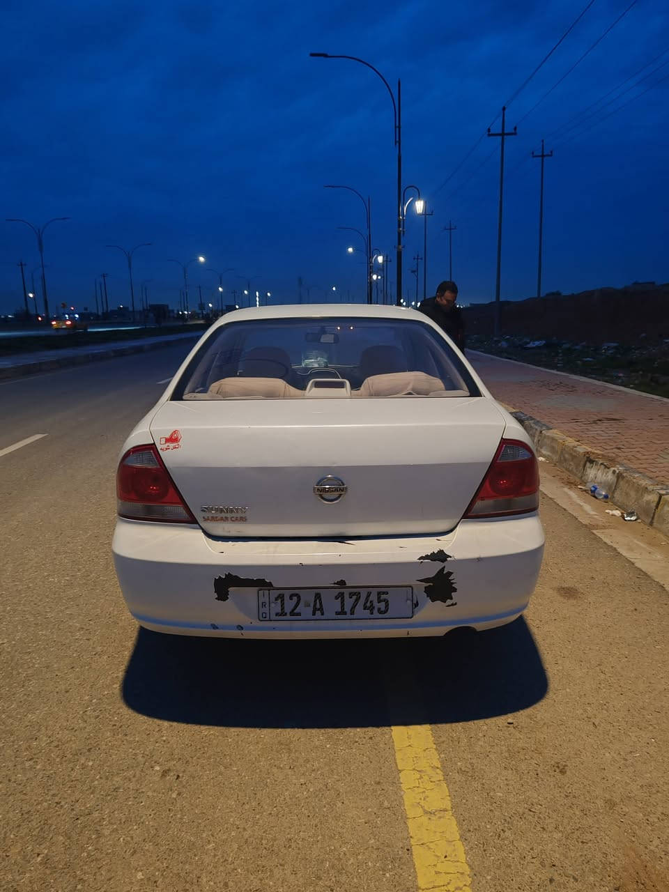 نيسان صني 2007 ورد خليجي رقم انكليزي شرط التحويل كربون بنزين كير توماتيك جام كهرب رقم نينوى بدون صبغ موبيل (***********)(***********)
