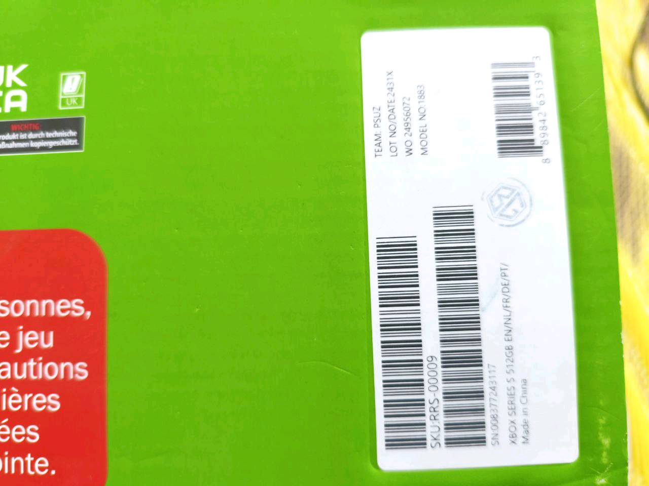 البيع مستعمل اكس بوكس سيريس اس اصدار ٢٤ كامل ملحقات ويا يوبي اس 850v