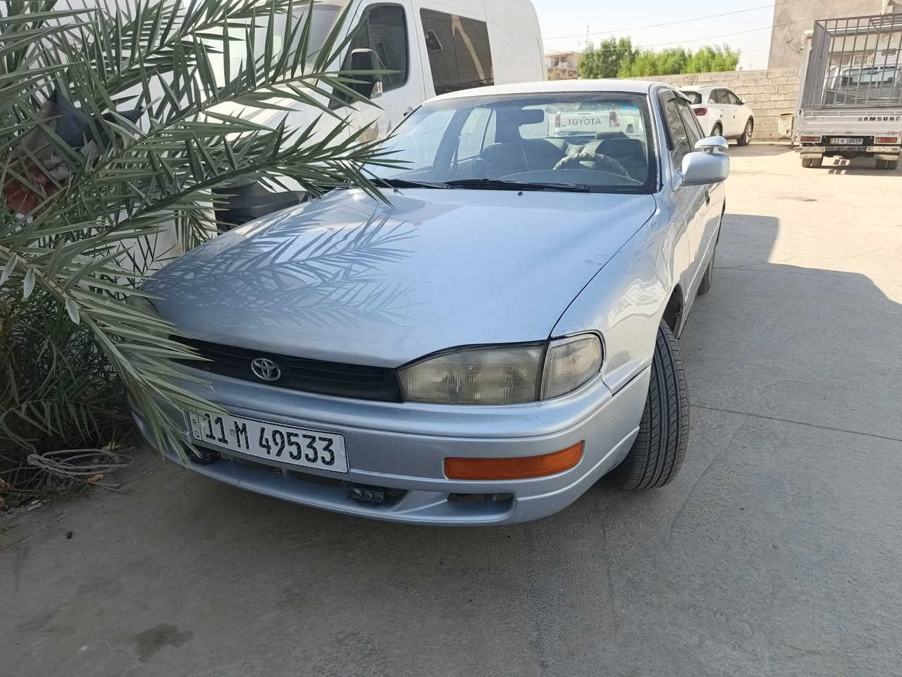 سلام عليكم كامر ٩٤ كامله رقم بغداد انكليزي باسمي تدفئه تبريد مصبوغة عام بسبب جراد السعر ٥٥ وبيها مجال مكاني صلاح الدين بلد ***********
