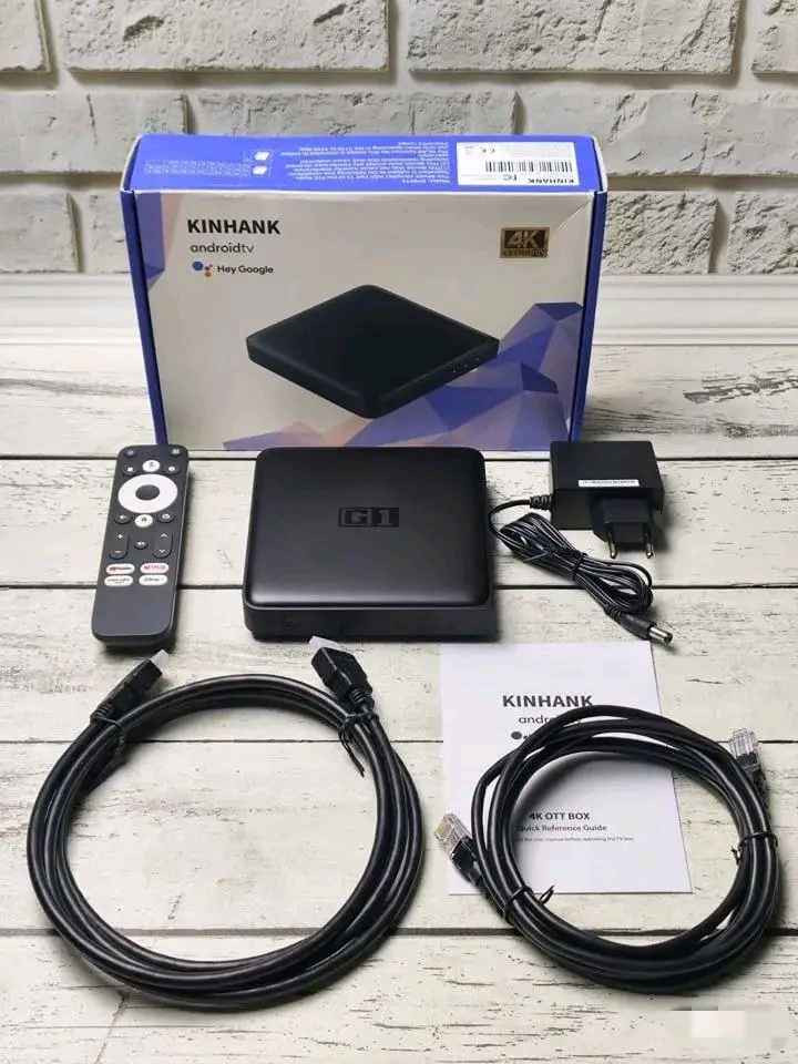 جهاز Kinhank G1 Smart TV Box، وهو جهاز تشغيل وسائط ذكي بنظام أندرويد تي في.
‏يدعم دقة عرض 4K Ultra HD لتجربة مشاهدة عالية الوضوح. 
‏يعمل بنظام تشغيل أندرويد تي في، ويأتي مع اعتماد Google و Netflix، مما يضمن توافق التطبيقات الشهيرة. 
‏يتميز بذاكرة وصول عشوائي 4 جيجابايت ومساحة تخزين داخلية 32 جيجابايت. 
‏يحتوي على جهاز تحكم عن بعد صوتي ويدعم WiFi 6 لاتصال إنترنت سريع ومستقر. بغداد, العراق


**إذا كنت صاحب هذا الإعلان وتريد حذفه لأي سبب، رجاءا أرسل رسالة إلى الدعم الفني**