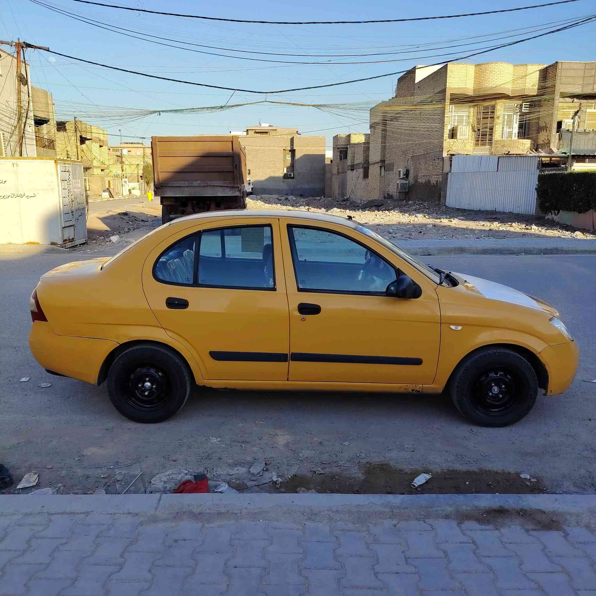 سلام عليكم شباب طيبه مديل 14
رقم انكليزي امصفره هيئه وغرامات سنويه لل30
السياره مكفواله كفاله عامه من كلشي شرط الفحص
لا ضربه ولاصبغ ولا تبديل كهربائيات كله شغاله امدوشمه
 شواصي مكفواله مكينه مال كيه ابرايد حماوه ربع صيف شته
مكينه كير صدر كلهة جديد تبريد شغال ثلج تتفئه شغال
سياره جديده استخدم شخصي مناقصه اي شي جاهزه اتراي حلو مال جناي عنواني بغداد الامين السعر 39$ وبيهة مجال

***********
