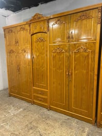 غرفة نوم • خزانة ٥ باب • زان مصري