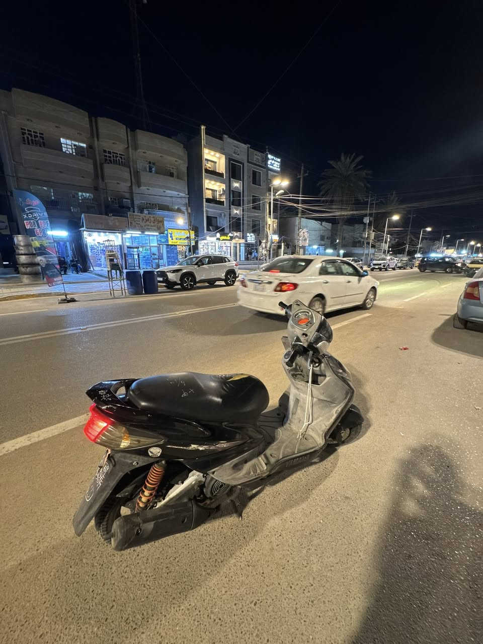 سكنس فحل كوري للبيع دراجه نضيفه وخير من الله صارلي 20 يوم من اشتريتها رمبه معرض  وياها أوراقها كامله دراجه بلاديه من كفرات من مكينه كلشي بيها بلادي تجي تفحص وتشلع عيوني مكاني بغداد الكرخ للاستفسار ***********
