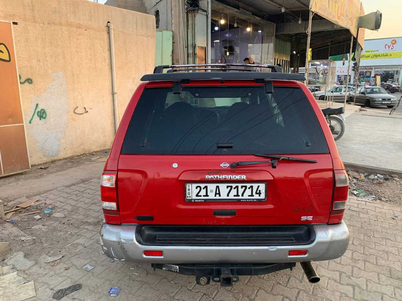 نيسان باثفندر 2001 محرك جديد شادهة صدر جديد تايرات جديد باتري جديد او سويت عليها ايدامة للمحرك بلكات جديد او فيت بم جديد نوزلات جديد سيارة جاهزة من كل نواحي رقم سليمانية بسمي طالب عليها 65 ورقة ***********
