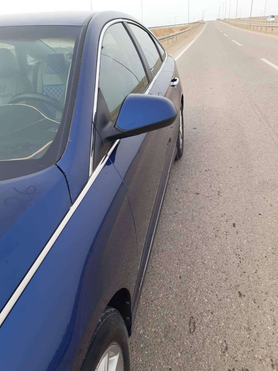 السلام عليكم سوناتا 2019 وارد امريكي صور الحادث بلمنشور  السيارة مكفوله كفاله عامه السعر 145تفاصيل على رقم ***********
