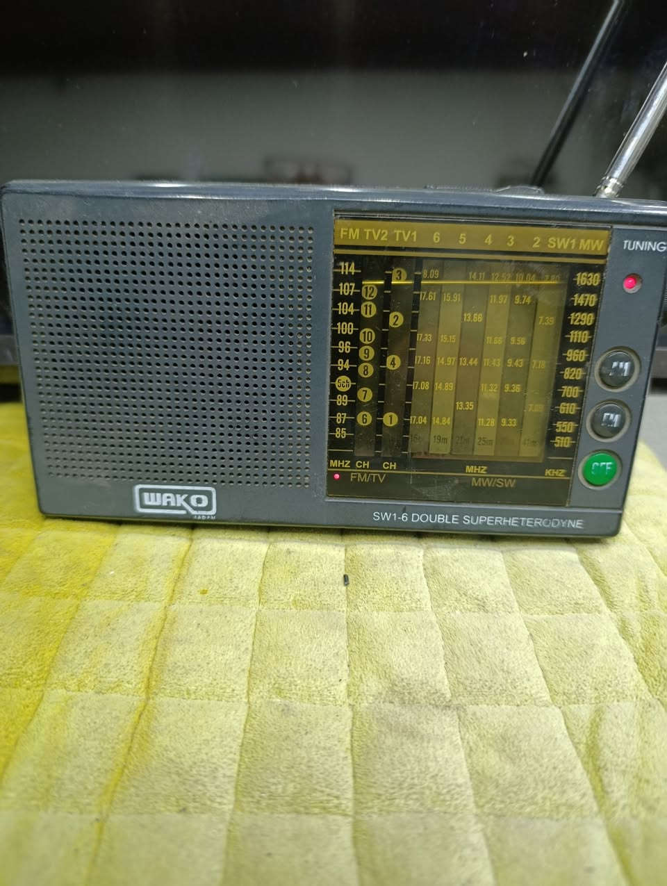 السلام عليكم متاح راديو نوع wakoياباني جهاز شغال كامل 3موجات السعر 30الف مكاني موصل يوجد توصيل


**إذا كنت صاحب هذا الإعلان وتريد حذفه لأي سبب، رجاءا أرسل رسالة إلى الدعم الفني**