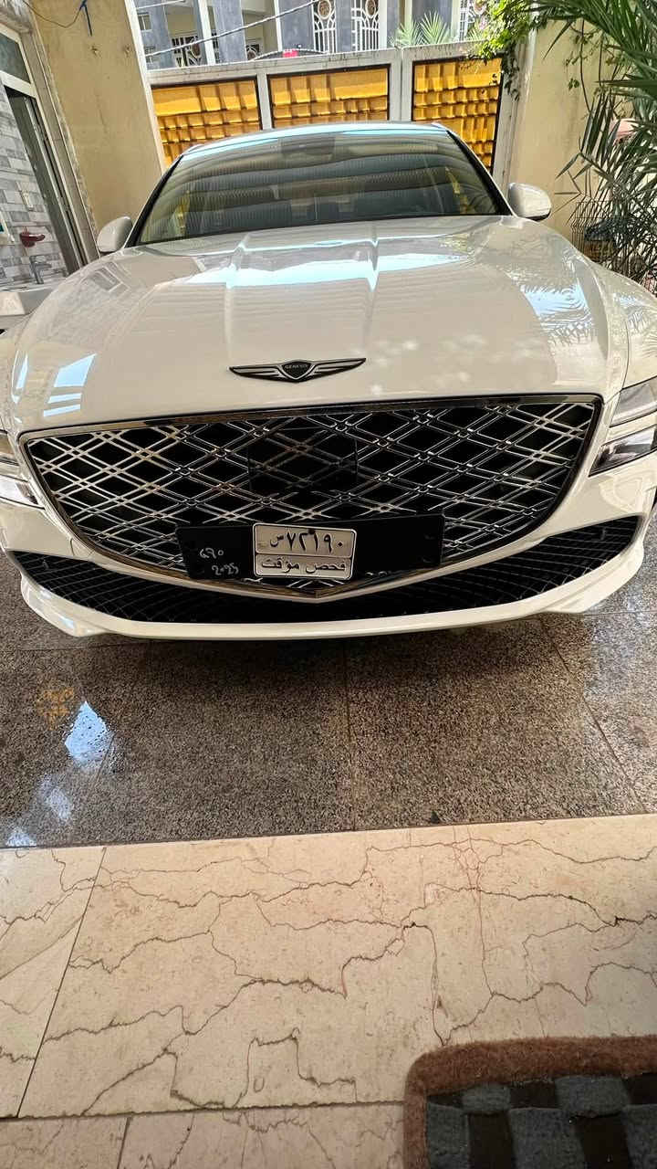 GENESIS G80 BASE
موديل 2025
محرك 4 تيربو 
رقم بصرة شهداء 
حادث بنيد وجاملغات امامي كفاله شاصي ولغد 
ماشيه 21 الف

* رادار أمامي
* مثبت سرعة ذكي
* المحافظة على المسار
* كامرة 
* حساسات أمامية وخلفية
* فرملة طوارئ تلقائية
* مراقبة النقطة العمياء  

* شاشة بانورامية كبيرة 27 إنج
* عدادات ديجيتال
* Apple CarPlay و Android Auto
* تشغيل بصمة وبصمة ذكية
* مقاعد كهربائية جلد
* نظام صوت فاخر
* إضاءة داخلية Ambient Lightin

السعر 270 
البصرة 
***********
