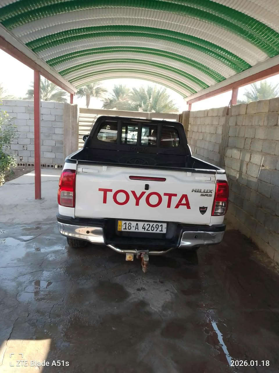 هايلوكس فور ويل اوتماتيك كويتي 16 مكفوله رقم بابل انكليزي ‏‪0773 540 3420‬‏ مكاني بابل السعر145 وبيها مجال
