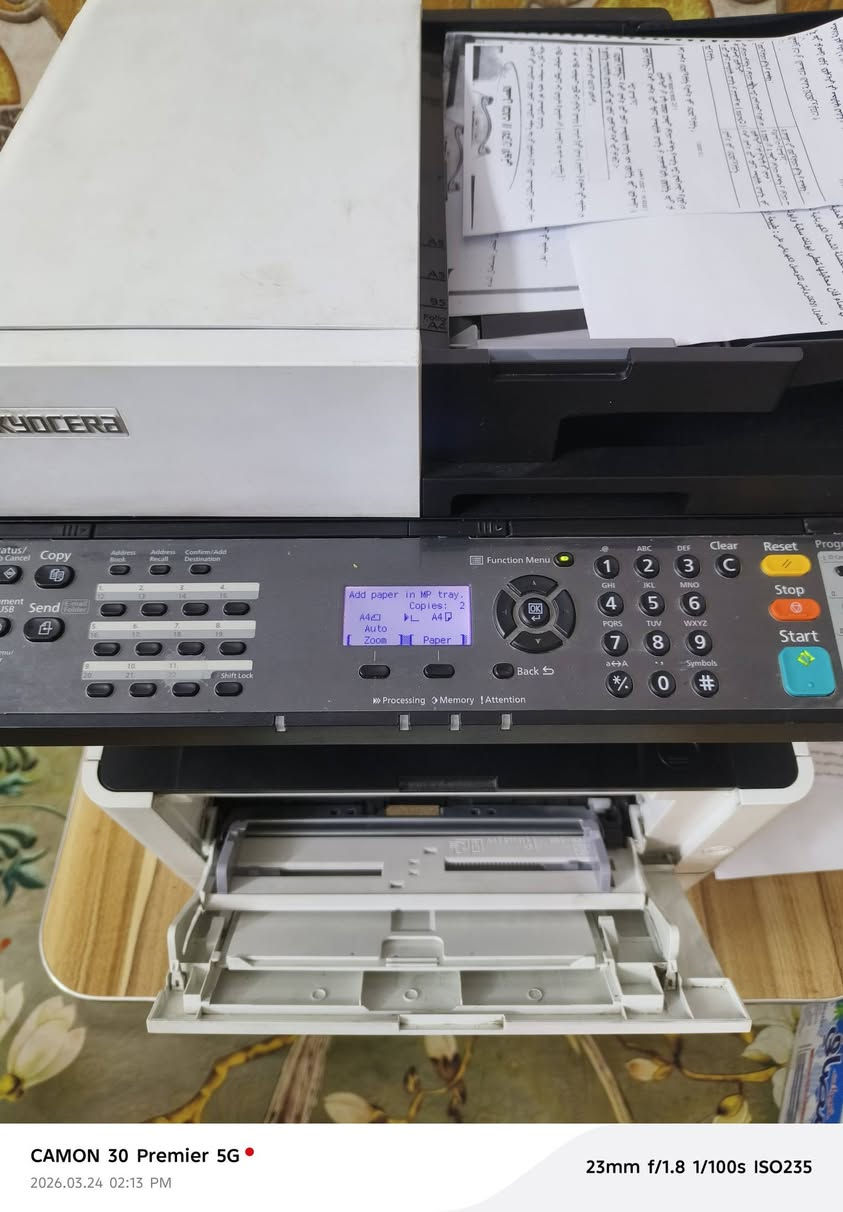 للبيع طابعه KYOCERa طباعه عاديه تطبع وجهين ب ٩٠ لف مكاني بغداد الحبيبيه


**إذا كنت صاحب هذا الإعلان وتريد حذفه لأي سبب، رجاءا أرسل رسالة إلى الدعم الفني**