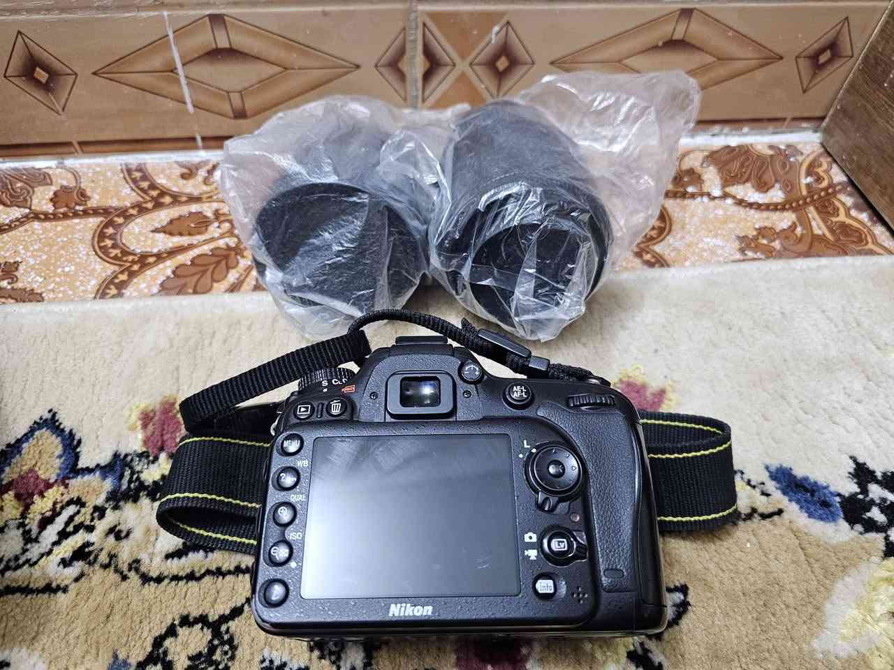 كاميرا D7100 نيكون
مع عدسة 18-105
+ عدسه تصوير رياضي
ملحقات الكاميرا 
بطارية + شاحنة +جنطة 
+ إحزام 

سعر 500 
***********
