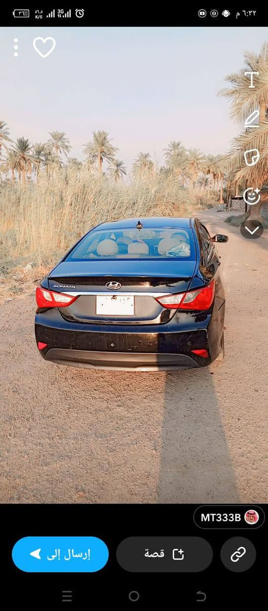 سوناتا 14وارد امريكي الظرر جاملغ بنيد محرك 2400لاتنقص ولاتبخير سياره خير من الله كير محرك مكفول تخم تاير العنوان ميسان السعر ١١٠بيه مجال
رقم الهاتف ‏‪***********‬‏ مكلف بنشر خابر صاحبه سياره بسم راعيه
