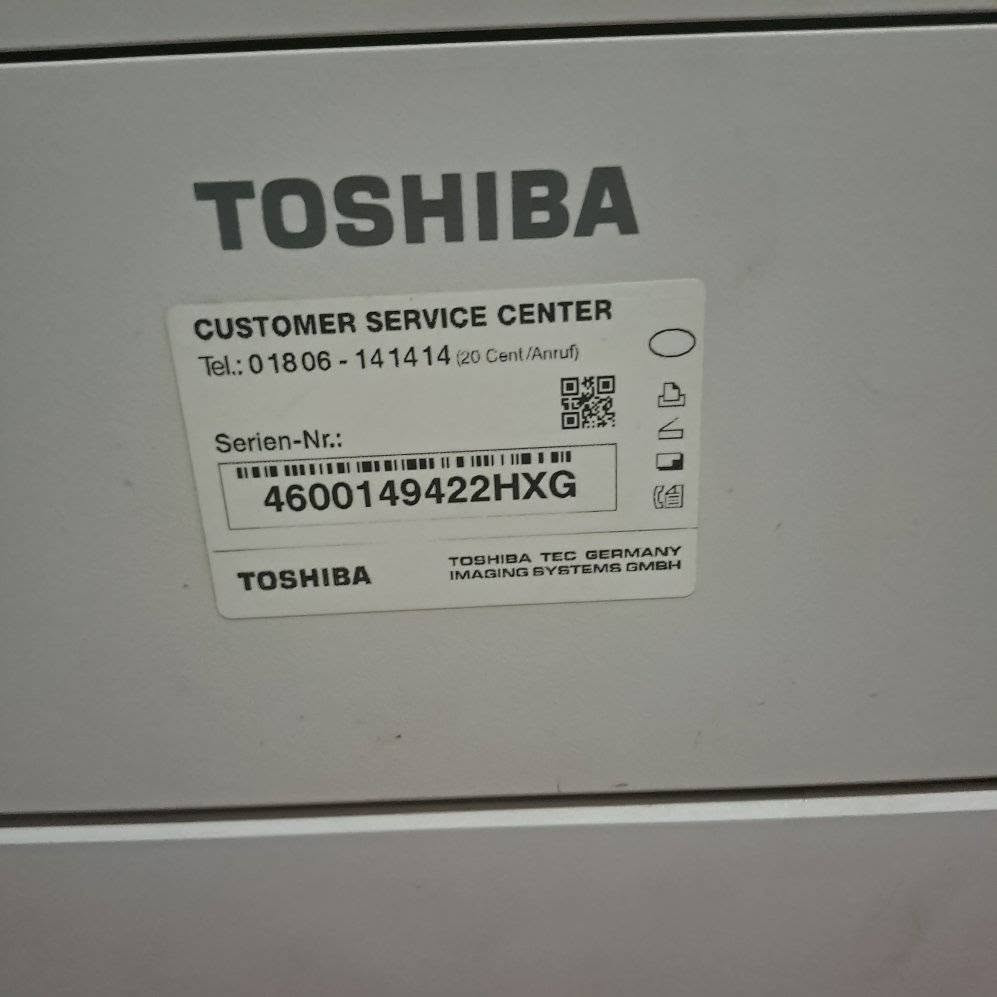 متاح عدد ٥ ببلاش طابعة Toshiba e-STUDIO 478P ليزر أبيض وأسود، سرعة 47 ورقة/دقيقة، دوبلكس أوتوماتيك، شبكة وUSB، مناسبة للشركات والمكاتب ومراكز التصوير، حالة ممتازة وجاهزة للتشغيل.


**إذا كنت صاحب هذا الإعلان وتريد حذفه لأي سبب، رجاءا أرسل رسالة إلى الدعم الفني**