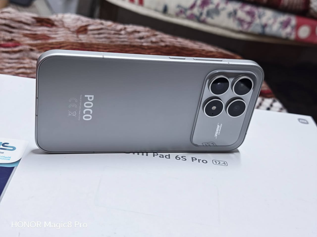 للبيع Poco F8 Pro اخو الجديد السعر 750 المكان كربلاء
مواصفات الجهاز ⬇️⬇️⬇️

المعالج : Snapdragon Elite الرائد بدقة تصنيع متطورة (3) نانومتر).

المعالج الرسومي Adreno يقدم قفزة هائلة في الأداء وتقليل استهلاك الطاقة).

الذاكرة العشوائية (RAM): تأتي بسعة 12 جيجابايت من نوع LPDDRSX السريع جداً تصل إلى 9600Mbps).

ذاكرة التخزين  512 جيجابايت من نوع 4.1 UFS عالي السرعة.
                   ⬇️   ( البطارية والشحن )  ⬇️

ه السعة بطارية ضخمة جداً بحجم 6210 مللي أمبير

الشحن السلكي: شحن فائق السرعة 100 واط

HyperCharge يشحن الهاتف بالكامل إلى %100 في حوالي 37 دقيقة فقط عند تفعيل وضع المعزز).

الشحن العكسي يدعم الشحن العكسي السلكي لتغذية الأجهزة الأخرى بقدرة تصل إلى 22.5 واط
 
                        ⬇️  (  الشاشه ) ⬇️

النوع : POCO HyperRGB AMOLED مخصصة لحماية العين ومقاومة الوميض.

الحجم: 6.59 بوصة بإطارات نحيفة جداً وشبه متساوية الأطراف).

الدقة : 2510 × 1156 بكسل وضوح ممتاز يقارب الـ 2).

معدل التحديث يصل إلى 120 هرتز

معدل استجابة اللمس حتى 480 هرتز

ويصل إلى 2560 هرتز Instant Touch

Sampling Rate عند تفعيل وضع مسرع

الألعاب (Game Turbo).

السطوع ذروة سطوع تصل إلى 3500

نيتس (Nits).

الحماية طبقة زجاج Corning Gorilla Glassi ودعم ودعم لتقنيات +Vision Dolby 9 HDR10 .

                  ⬇️  ( الميزات الإضافية ) ⬇️

مقاومة الماء والغبار حماية كاملة بمعيار IP68 (مقاوم للغمر في الماء العذب.

بصمة الإصبع مستشعر متطور يعمل بالموجات فوق الصوتية (Ultrasonic) مدمج تحت الشاشة أسرع وأدق بكثير.

الصوت مكبرات صوت استيريو متناسقة مدوزنة بالتعاون مع Bose وتدعم تقنية.Dolby Atmos

الشبكات يدعم تقنيات الجيل الخامس 5 وشبكات 7 Wi-Fi الحديثة، بالإضافة إلى دعم ال SIM.

الوزن والسماكة يزن الهاتف 199 غراماً، وبسماكة 8.0 ملم فقط رغم حجم البطارية الضخم.

شراي راسلني خاص مكاني كربلاء

.


**إذا كنت صاحب هذا الإعلان وتريد حذفه لأي سبب، رجاءا أرسل رسالة إلى الدعم الفني**