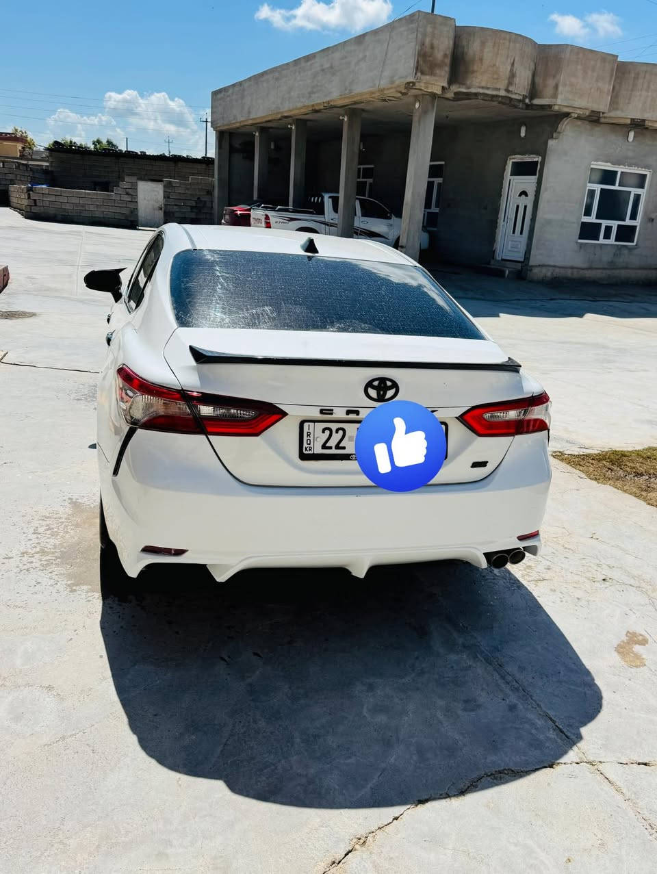 السلام عليكم كامري موديل ١٨ للبيع ظرر جاملق الخلفي بدون داخل فقط السعر ١٨٠  اتصل ‭٠٧٧٣ ٦٩٤ ٥٦٧٩‬
