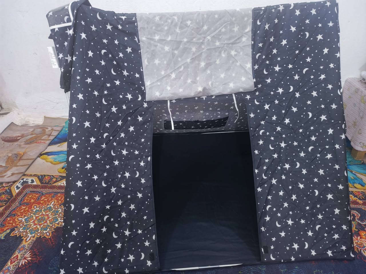 السلام عليكم خيمه اطفال نوعيه القماش ثخين واصلي سعرها 20 الف عنواني الماجديه شارع جامع  رقمي ***********
