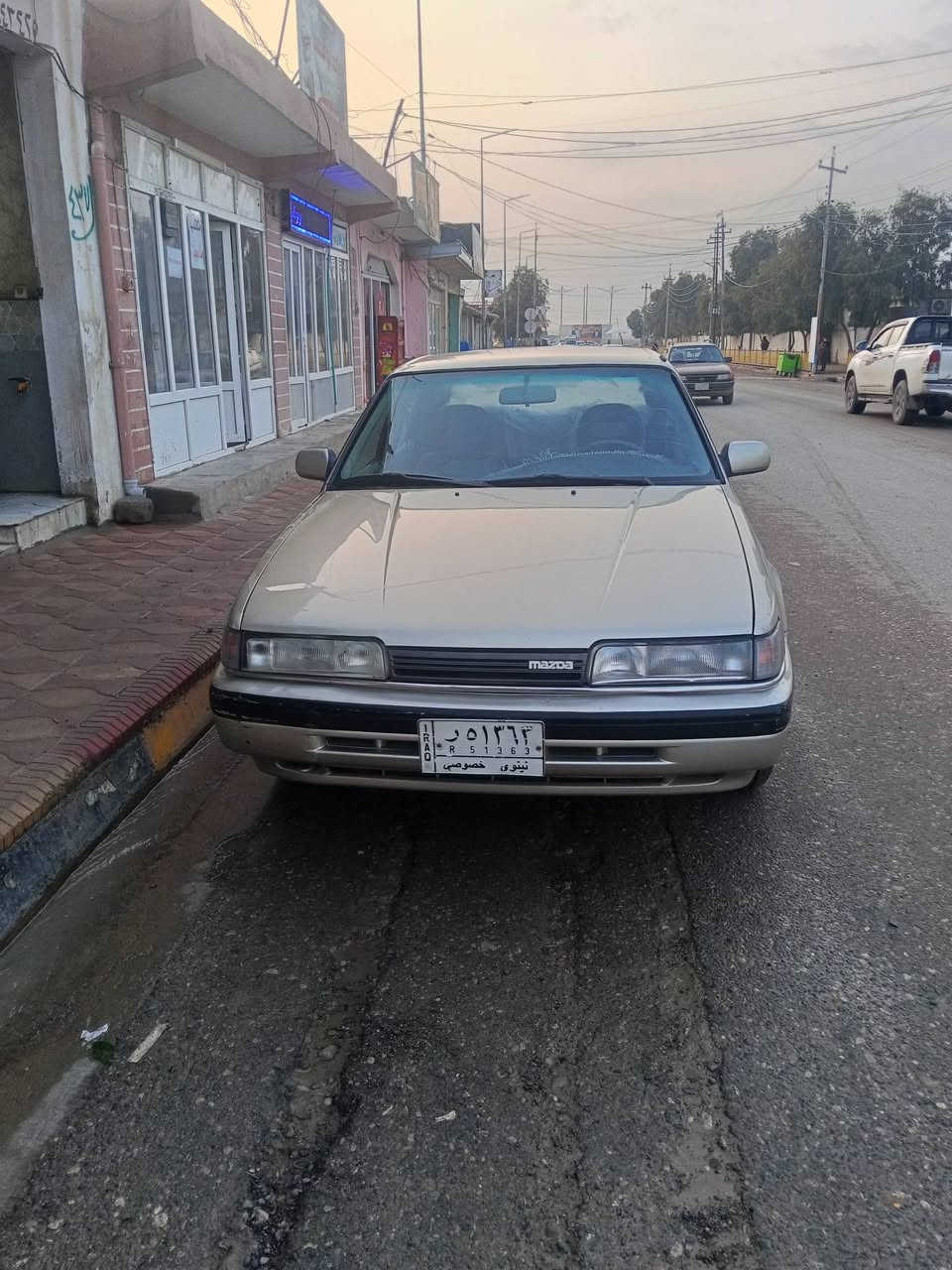 مازدا 626
موديل 1990
شرعي داخل الموصل 
سعر 38 
رقم تيلفون
***********
ول مو شراي لا اخابر
