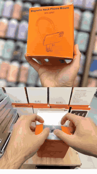 Neck phone   حامل الهاتف المغناطيسي للرقبة  ‎تحرك بحرية وشاهد كل شيء ب...