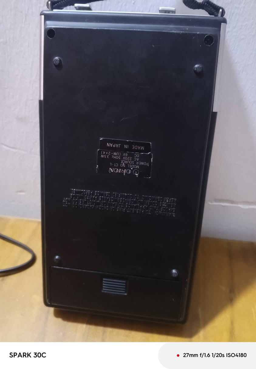 السلام عليكم 
مسجلORON ياباني نضيف شوفت عينك السعر ٦٠ 
واتساب ‏‪***********‬‏
