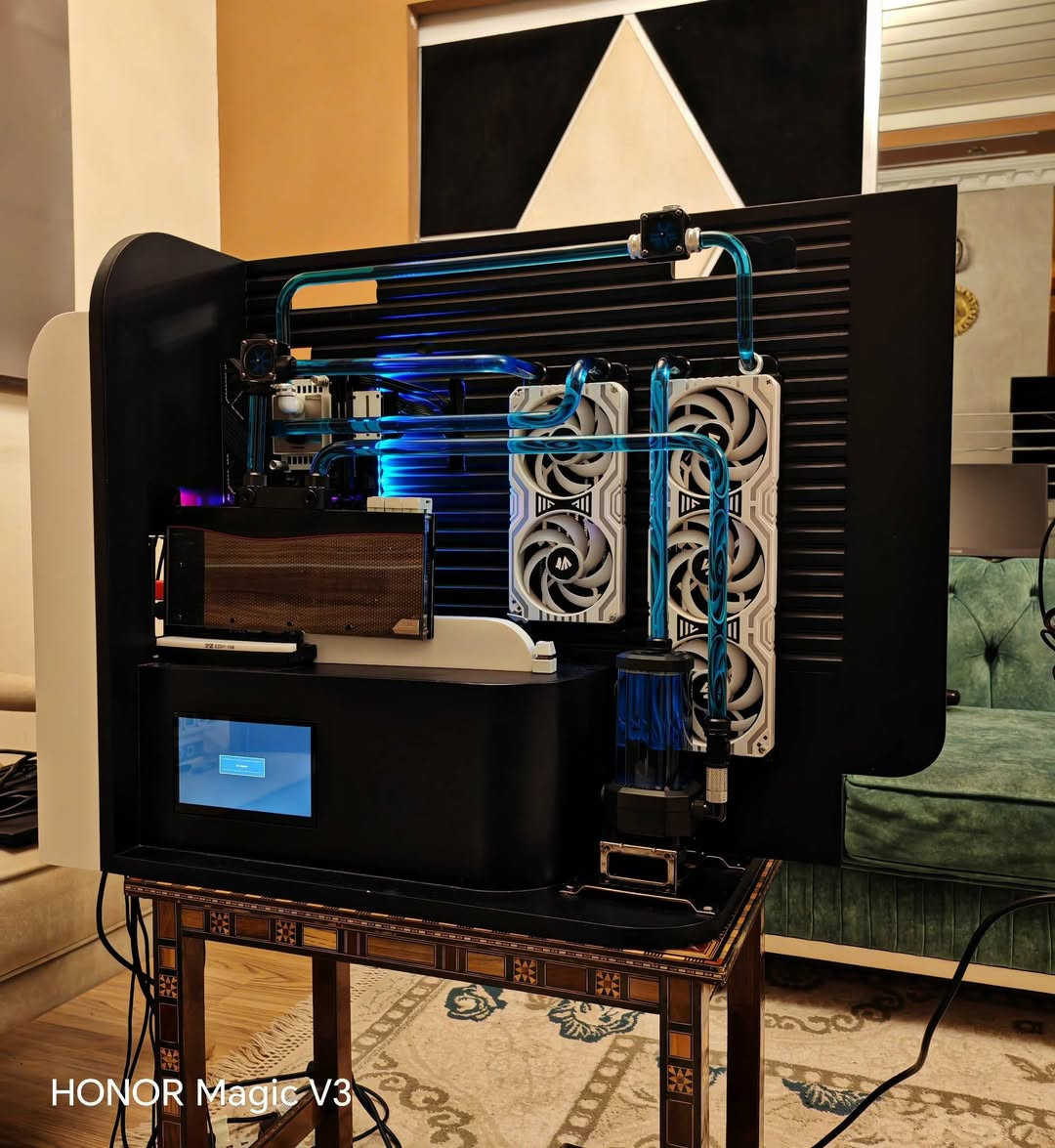 متوفر للبيع مواصفات pc
RTX EVGA XC3 HYDRO COPPER 3080

CPU  ADM RYZEN 9 5900X

MB: ROG CROSSHAIR IMPACT WIFI mini

RAM:  KINGSTONE HAYPER X 32G 2X16 3200mhz

NVME:  M.2 MINI  512mb

PWS: DEEPCOOL PQ1000M

RESUVER + PUMP: Hydro X Series XD5 RGB
SOLD TUBE 
CPU BLOCK 
FITTING S
RADEATER 240mm
RADEATER 360mm
BLUE UV COLOR WATER  

7 inch display 

SET RGB FAN 5 

Riser Extension Cable PCI GEN 4.0 

WOOD COSTUM CASE 
WIND
  
POWER BUTTON
مشتغلين الكيس بمعمل وقياسات كله مضبوط ضبط 
القطع كله جديد بس كارت مستخدم باقي جديد 
الخشب اصلي مو صيني 
السعر 2.500.000 تحب تحسب قطعه قطعه وسعرهن تدلل انطيك الةسعار تفصيل وشوف بيش يصيرن 
اي استفسار راسلني خاص او مراسله الاخ 
Hoshang Adnan


**إذا كنت صاحب هذا الإعلان وتريد حذفه لأي سبب، رجاءا أرسل رسالة إلى الدعم الفني**