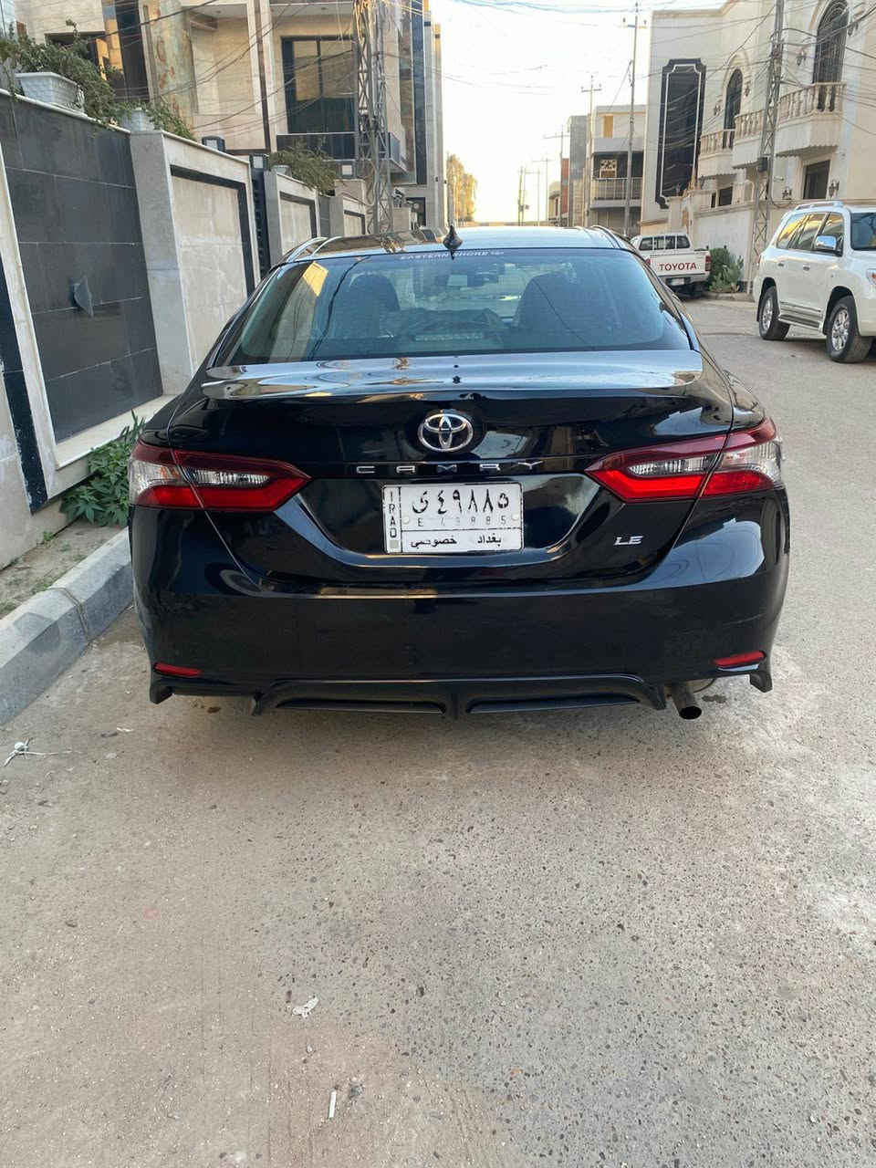 كامري موديل 2021 رقم بغداد باسمي
السيارة نضيفة محرك كير كهربائيات تبريد حدادية كاملة 
صور الحادث موجودة  حادث خفيف 
السعر 18000 الف دولار بيهة مجال قليل حك الجية 
هاتف *********** اتصال مع واتساب 
بغداد الجادرية
