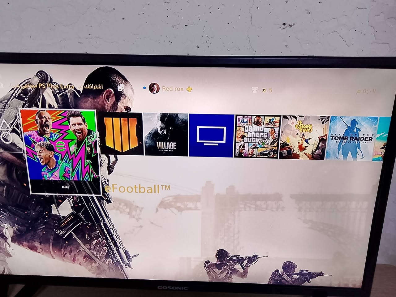 السلام عليكم 
بلاي ستيشن 4 سلم 🖤
لوك ستيكر شرط شرط مامفتوح 

جهاز كامل متكامل شغل والعب 

بي العاب خير من الله 
1-PES2026
2-Risdint evil village 
3-it takes two لعبه تعاونيه 
4-tomb raider 
5-Red dead redemption 1 
6-tomb raider shadow 
7-pibod لعبه تعاونيه 
8- fean and gaeck 
وياهم قرص call of duty black ops 4 

جويستك أخت الاصليه 

بي بلاي ستيشن بلس 

السعر 225 
مكاني موصل جانب الايسر شقق الخضراء


**إذا كنت صاحب هذا الإعلان وتريد حذفه لأي سبب، رجاءا أرسل رسالة إلى الدعم الفني**