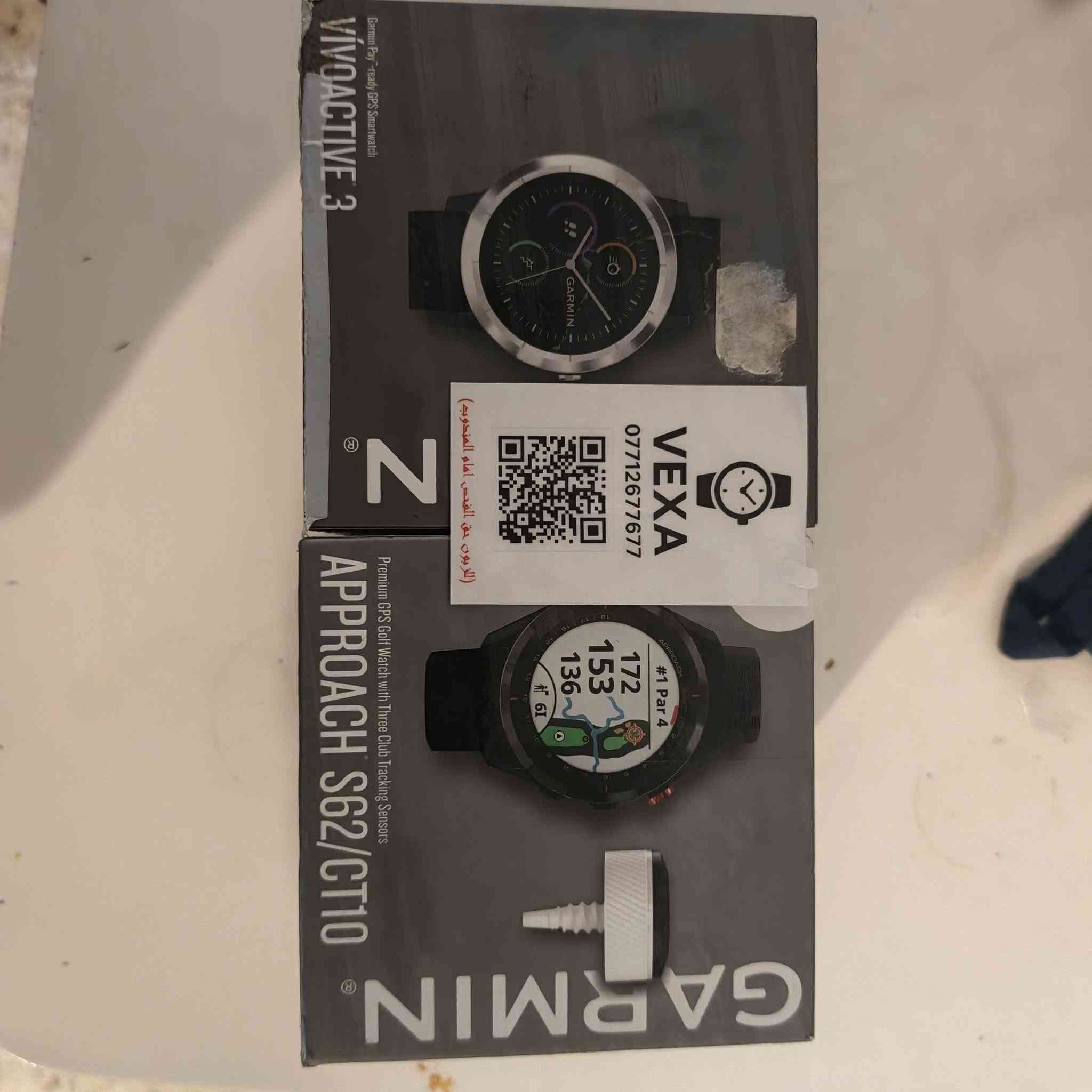 ساعة GARMIN VIVVOACTIVE 3 نظيفة استعمال شخصي مع العلبة والمرفقات 
ساعة GARMIN APPRROACH S62
مع العلبة والمرفقات
استعمال شخصي معروضة عندي للبيع
واتس اب
***********
‎https://wa.me/9647712677677
