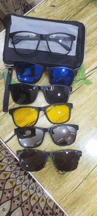 نظارات بولورايز 5 عدسات كما موضح بالصوره جديده لوك بعدها بالجيس السعر ...