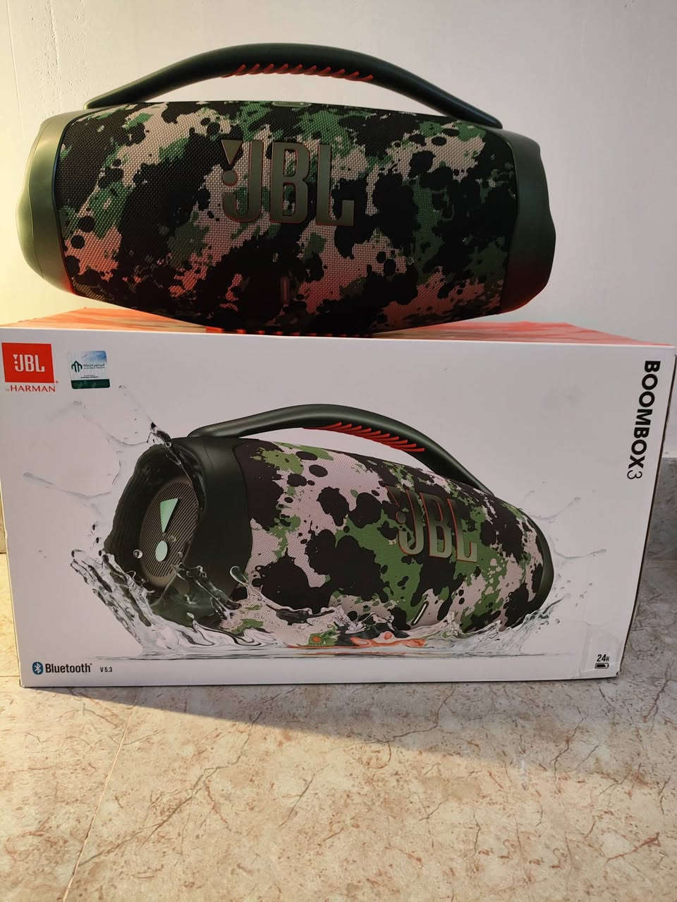 سبيكر JPL بوم بوكس 3 كامل ملحقات ضمان متاجر 3 استخدام قليل كلش نضيف متوزي علة بيعتة سعر خاص ارخص من سوك
مكاني نجف حي النداء موجود توصيل جميع محفضات


**إذا كنت صاحب هذا الإعلان وتريد حذفه لأي سبب، رجاءا أرسل رسالة إلى الدعم الفني**